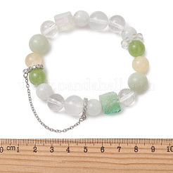 Natural Mixed Gemstone Beaded Stretch Bracelets for Women&nbsp;BJEW-TA00739-04