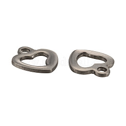 変色しにくい304ステンレススチールチャームミックスシェイプペンダント  ステンレス鋼色  7~13x6~12x1mm  穴：1~3x5mm&nbsp;STAS-J014-M