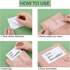 45Pcs Rectangle PVC Transparent Pouch&nbsp;AJEW-NB0003-04
