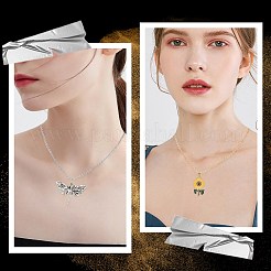 10Pcs 2 Colors 304 Stainless Steel Slider Necklace Making&nbsp;NJEW-SC0001-10