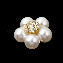 Opaque Resin Imitation Pearl Cabochons&nbsp;RE-CBADCDD-06