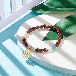 Lotus Charm Bracelet&nbsp;BJEW-JB07134
