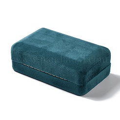 Rectangle Iron Covered with Velvet Jewelry Set Storage Boxes&nbsp;CON-K002-07C