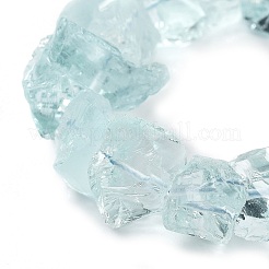 Glass Imitation Aquamarine Beads Strands&nbsp;G-P528-A03-01