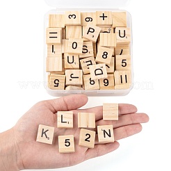 120Pcs 2 Style Wood Cabochons&nbsp;WOOD-LS0001-19