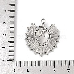 304 Stainless Steel Pendants&nbsp;STAS-D366-05A-P