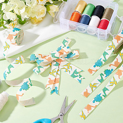 Cotton Printed Ribbon&nbsp;OCOR-WH0110-37A
