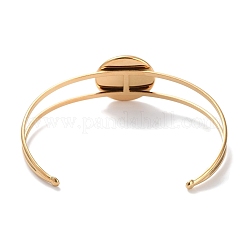 Ion Plating(IP) 304 Stainless Steel Bracelets Setting Making&nbsp;X-BJEW-B090-03D-G