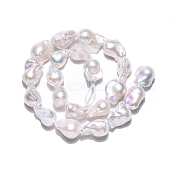 Natural Baroque Pearl Keshi Pearl Beads Strands&nbsp;PEAR-S019-02C-03