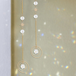 Glass Rhinestone Pendant Decoration&nbsp;HJEW-PH01748