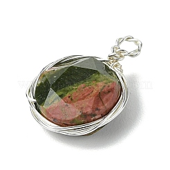 Natural Gemstone Pendants&nbsp;PALLOY-JF03175-01