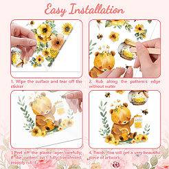 3 Sheets 3 Styles PVC Waterproof Decorative Stickers&nbsp;DIY-WH0404-111