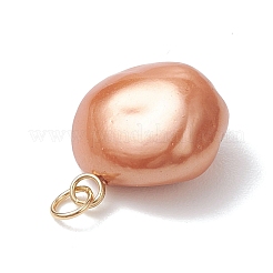 Dyed Natural Keshi Pearl Pendants&nbsp;PALLOY-JF04837