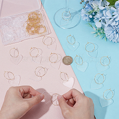 50Pcs Acrylic Wine Glass Label Ring&nbsp;AJEW-UN0002-48