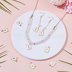 10Pcs Brass Enamel Pendants&nbsp;KK-AR0004-69