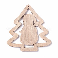 Printed Wood Big Pendants&nbsp;FIND-H030-02
