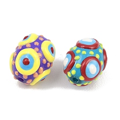 Milleflori Glass Beads&nbsp;LAMP-P073-01A-M