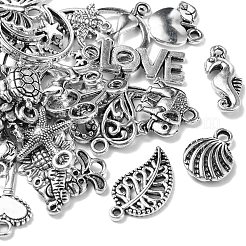 30Pcs 30 Style Tibetan Style Alloy Charms&nbsp;TIBE-YW0001-04