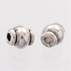 Barrel Tibetan Silver Spacer Beads&nbsp;AB608