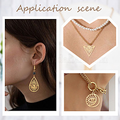 16Pcs 8 Style 201 & 304 Stainless Steel Pendants&nbsp;STAS-SC0004-57