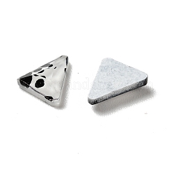 スポット模様樹脂カボション  ネイルアートの装飾の付属品  三角形  透明  7x6.5x1.5mm&nbsp;MRMJ-G015-08