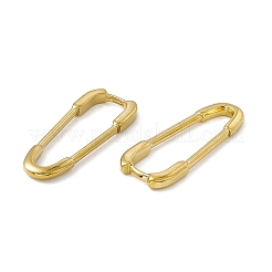 PVD真空メッキ304ステンレス鋼リンクリング  安全ピン形状  ゴールドカラー  29x11x2.5mm  内径：7x25.5mm&nbsp;STAS-G278-06G