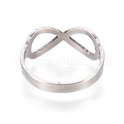 Tarnish Resistant 201 Stainless Steel Finger Rings&nbsp;RJEW-R133-02-B