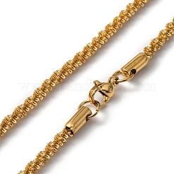 Ion Plating(IP) 304 Stainless Steel Link Chain Bracelets & Necklaces&nbsp;SJEW-F220-01B-G