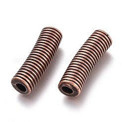 Ccbプラスチックチューブビーズ  赤銅鉱  34x9.5mm  穴：5mm&nbsp;CCB-F006-51R