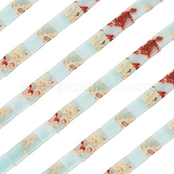 1 Strand Synthetic Aqua Terra Jasper Beads Strands&nbsp;G-TA0001-84