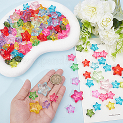 130Pcs 2 Styles Transparent Acrylic Beads&nbsp;MACR-ME0001-23