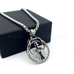 Vintage Punk Skull Woman Pendant 304 Stainless Steel Necklaces for Men Women&nbsp;ZC1916