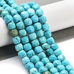 Dyed Natural Turquoise Beads Strands&nbsp;G-H028-A04-01