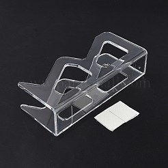 アクリル製ゲームコントローラー吊り下げディスプレイスタンド  ステッカー付き  透明  7.5x4.5x17cm&nbsp;DIY-WH0888-458