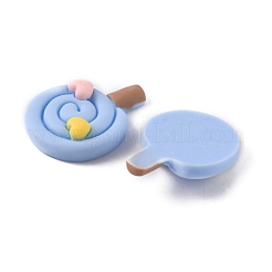 Opaque Resin Cabochons&nbsp;RESI-WH0035-02E