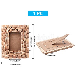 Natural Wood Photo Frames&nbsp;DJEW-WH0007-42