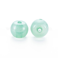 模造ゼリーアクリルビーズ  バレル  ミディアムアクアマリン  13x10.5mm  穴：2.5mm  約375個/500g&nbsp;MACR-S373-14-EA02