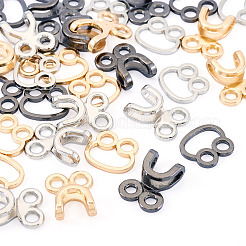 15Sets 3 Colors Alloy Waist Extender Hooks & Eyes Clasps&nbsp;DIY-TA0012-28