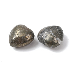 Natural Pyrite Heart Love Stone&nbsp;G-F659-B28