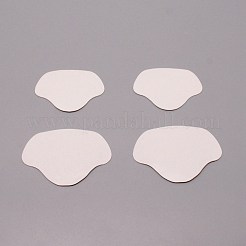 PUレザーパッチ  かかとクッションパッド  ゆるい靴用  かかとパッドがぴったり  改善された靴のフィット感と快適さ  かかとの滑りや水ぶくれを防ぐ  桃パフ  86x59x0.9mm  4個/セット&nbsp;DIY-WH0096-65A