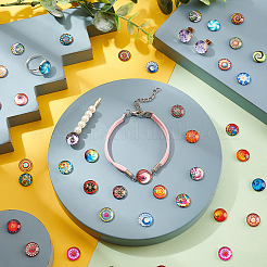 100Pcs Glass Cabochons&nbsp;GGLA-PH0001-34