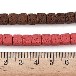 Handmade Porcelain Imitation Lava Rock Beads Strands&nbsp;PORC-P032-01B-M