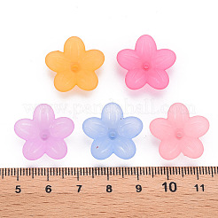 Frosted Acrylic Bead Caps&nbsp;MACR-S371-08A