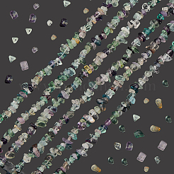 3 Strands Natural Fluorite Beads Strands&nbsp;G-PA0001-37