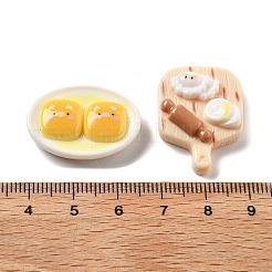 Cute Mini Cartoon Food Series Resin Cabochons&nbsp;CRES-I038-02C