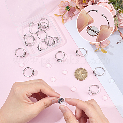 DIY Round Finger Ring Making Kits&nbsp;DIY-ME0002-67