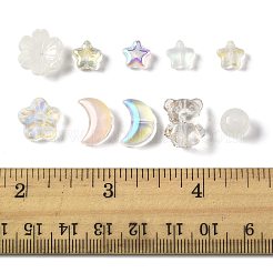 122Pcs 8 Styles Electroplate Transparent Glass Beads Sets&nbsp;EGLA-FS0001-51