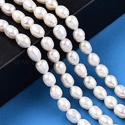 Natural Cultured Freshwater Pearl Beads Strands&nbsp;LS-PEAR-N012-05K