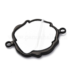Double-faced Glass Mirror Connector Charms&nbsp;FIND-Z073-01EB-01