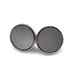 Anti-Tarnish Rhodium Plated 925 Sterling Silver Magnetic Clasps&nbsp;STER-L057-014P